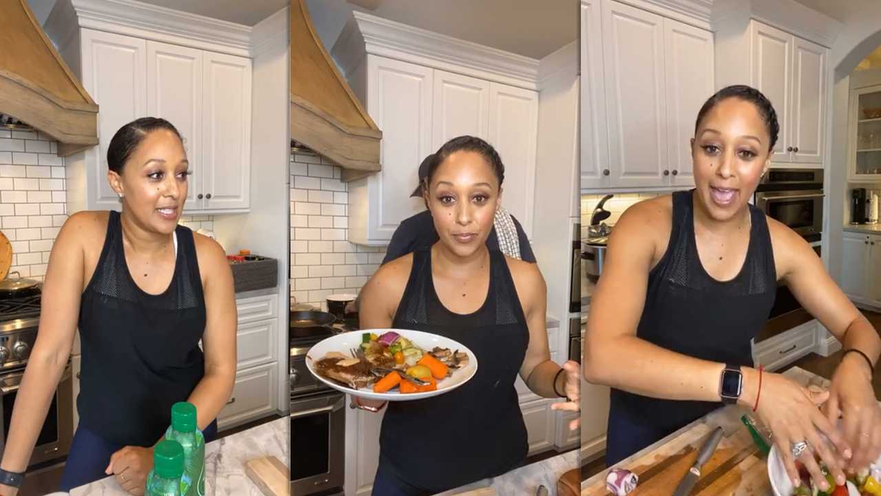 Tamera Mowry's Instagram Live Stream from April 22th 2020.