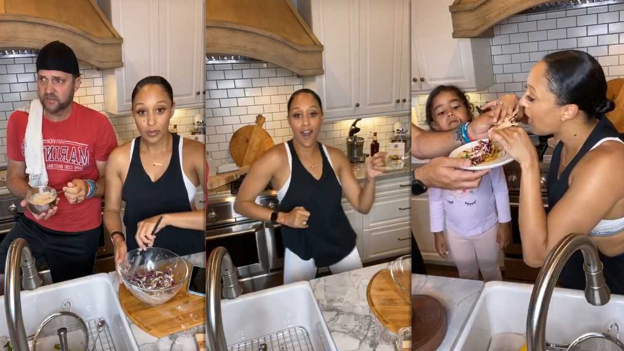 Tamera Mowry's Instagram Live Stream from April 28th 2020.