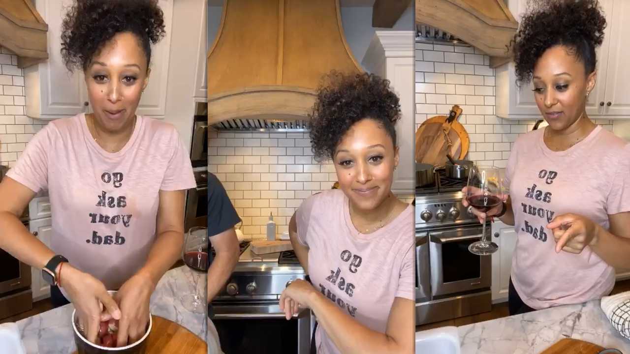 Tamera Mowry's Instagram Live Stream from April 9th 2020.
