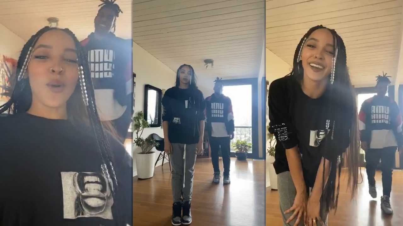 Tinashe's Instagram Live Stream from April 10th 2020.