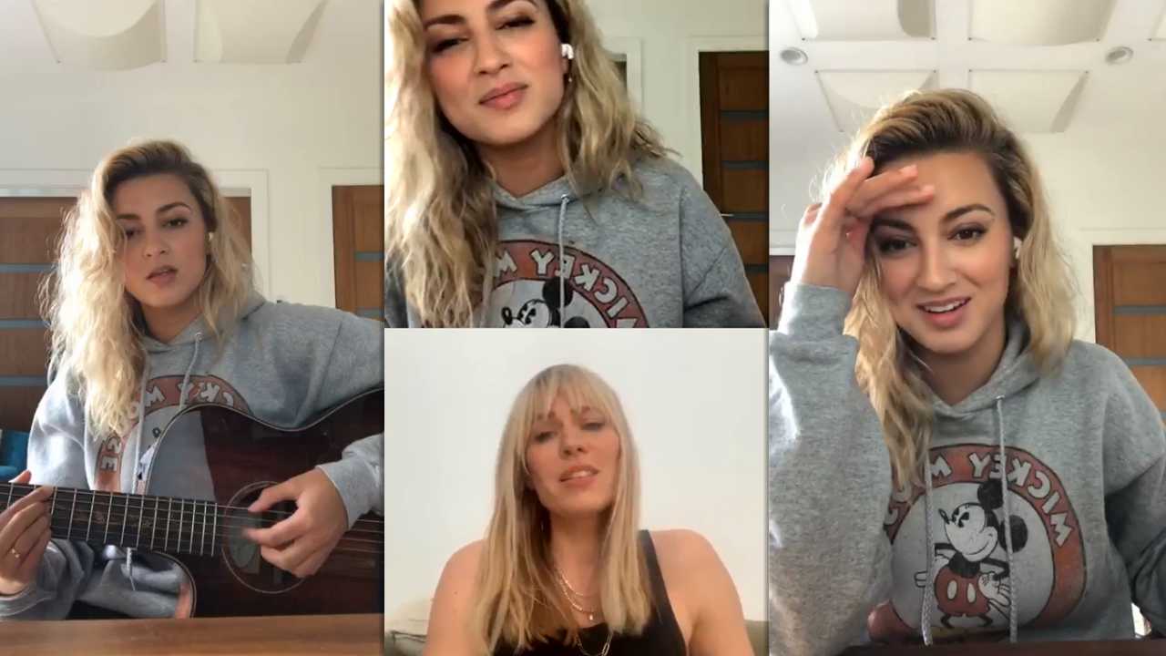 Tori Kelly's Instagram Live Stream from April 10th 2020.
