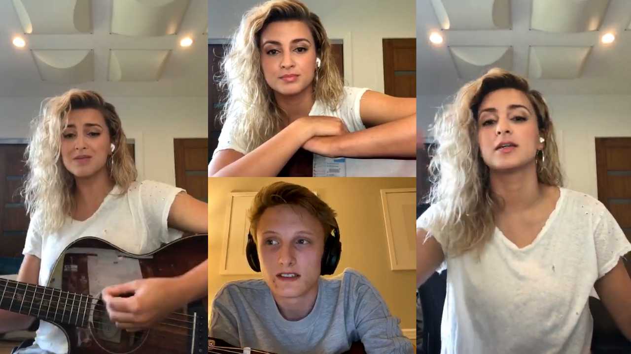 Tori Kelly's Instagram Live Stream from April 21th 2020.