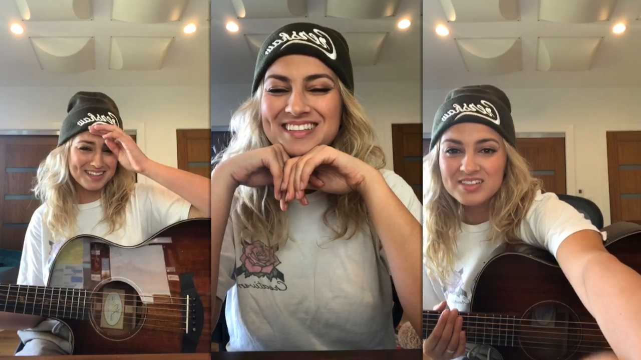 Tori Kelly's Instagram Live Stream from April 22th 2020.