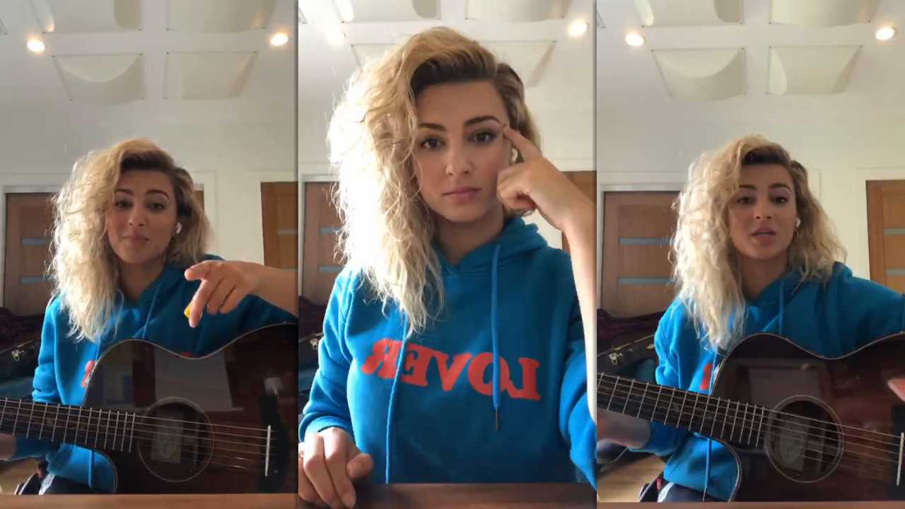 Tori Kelly's Instagram Live Stream from April 4th 2020.