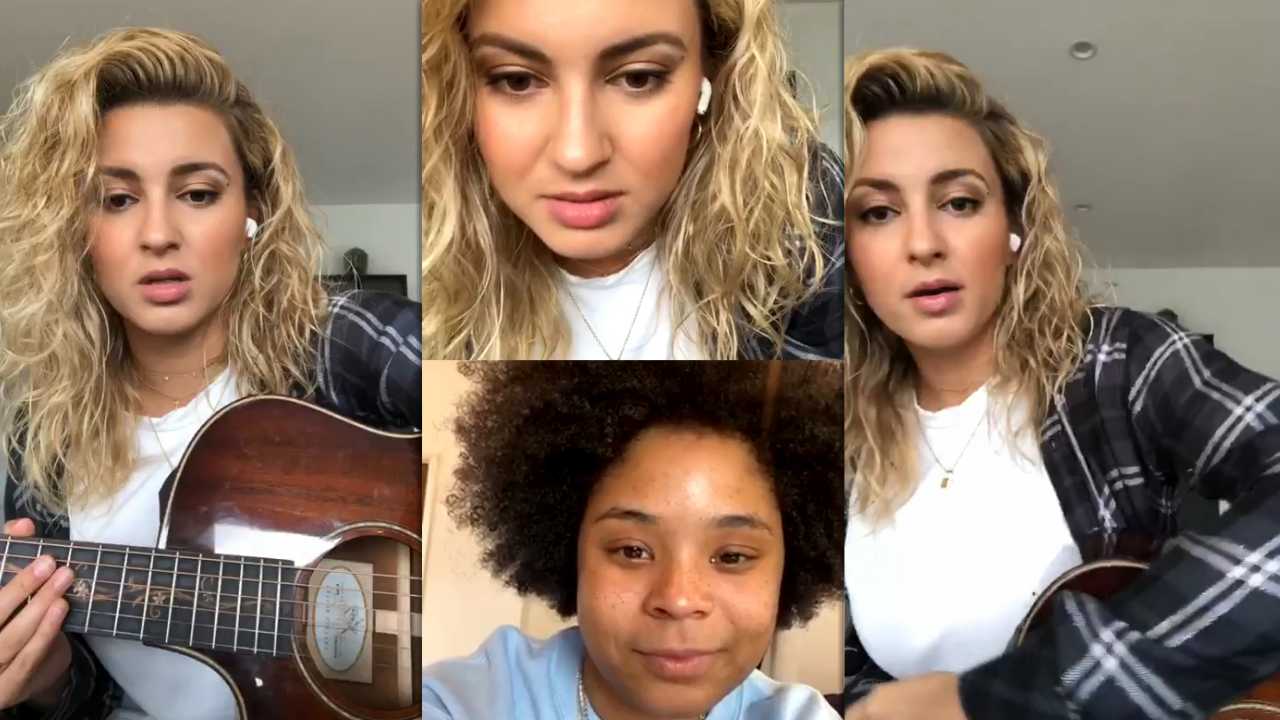 Tori Kelly's Instagram Live Stream from April 7th 2020.