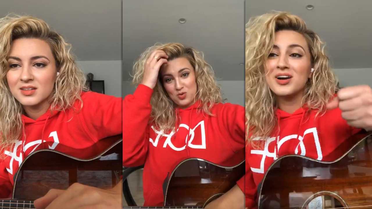 Tori Kelly's Instagram Live Stream from April 8th 2020.