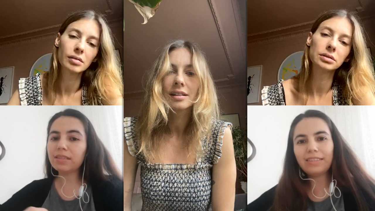 Tuba Ünsal's Instagram Live Stream from April 21th 2020.