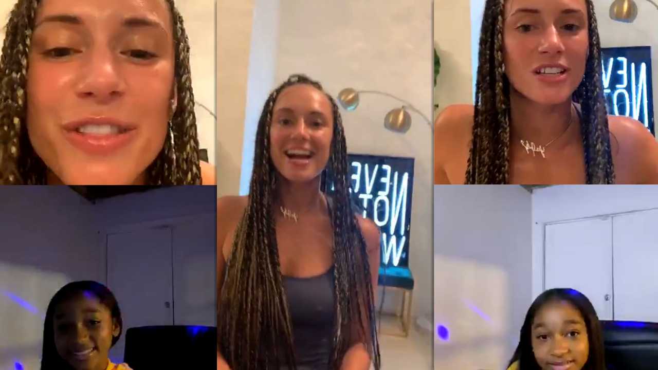 YesJulz's Instagram Live Stream with "That Girl Lay Lay" from April 17th 2020.