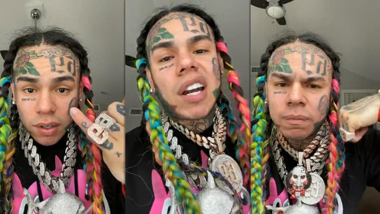 6ix9ine's Instagram Live Stream from May 8th 2020.