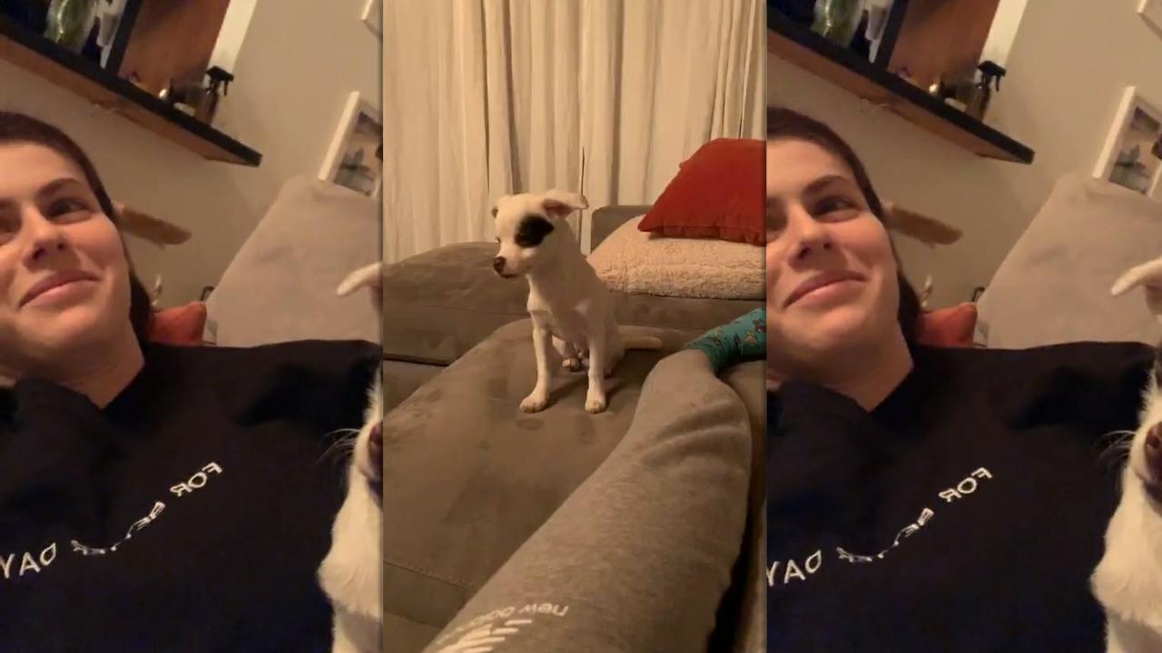 Alexandra Daddario's Instagram Live Stream from May 18th 2020.