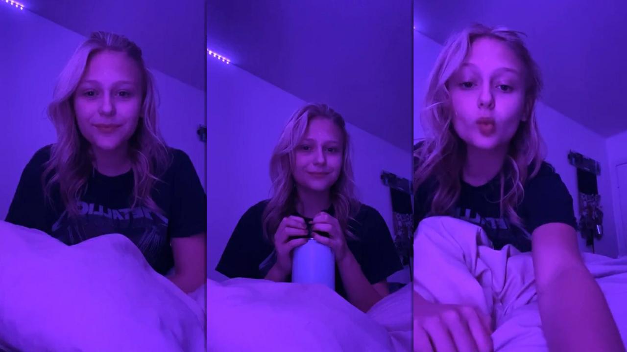 Alyvia Alyn Lind's Instagram Live Stream from May 22th 2020.