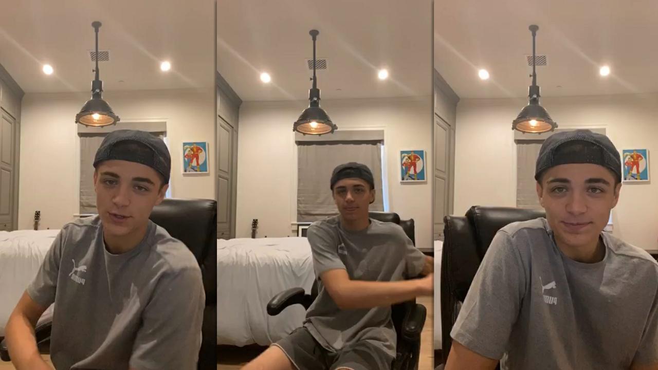 Asher Angel's Instagram Live Stream from May 23th 2020.