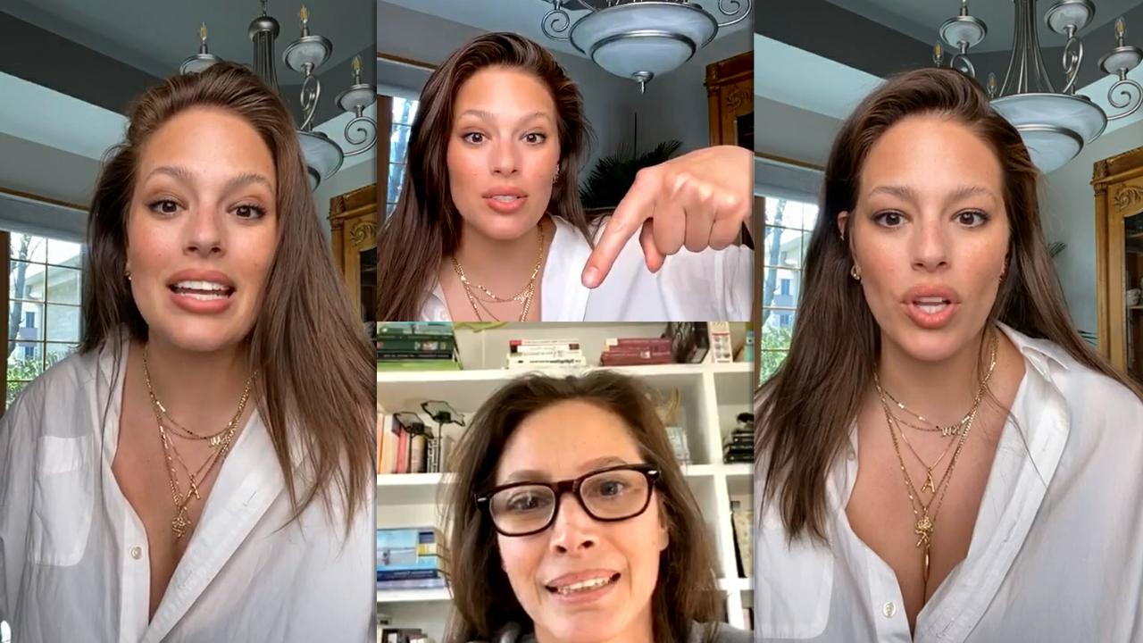 Ashley Graham's Instagram Live Stream from May 5th 2020.