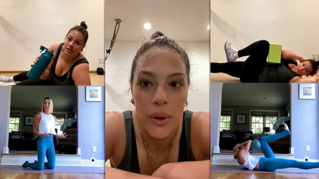 Ashley Graham's Instagram Live Stream from May 7th 2020.
