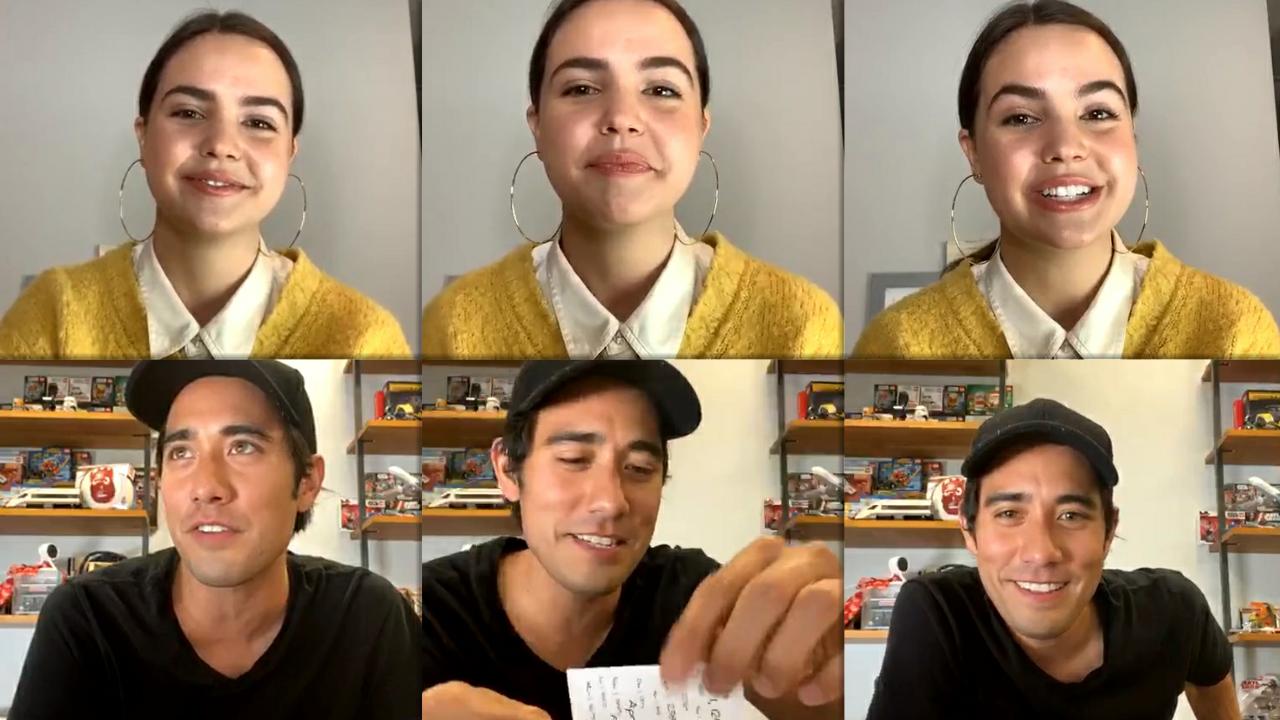 Bailee Madison's Instagram Live Stream with Zach King from May 12th 2020.