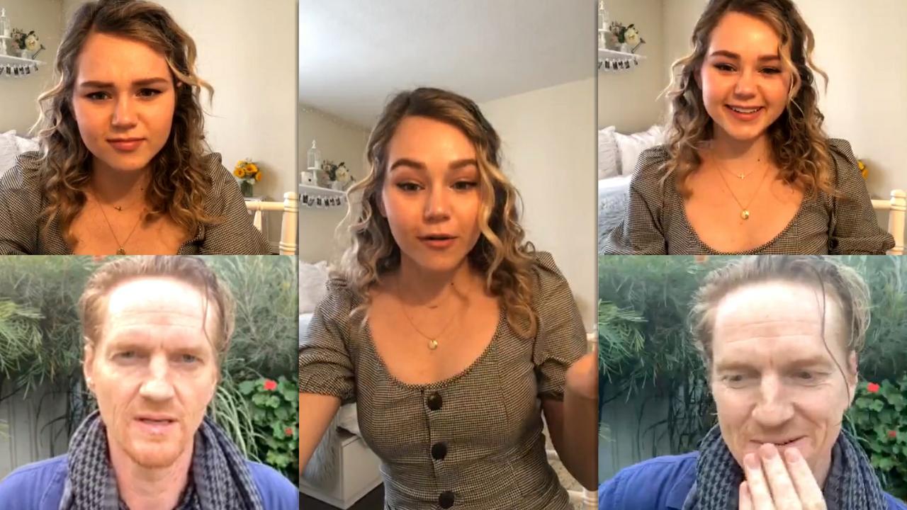 Brec Bassinger's Instagram Live Stream from May 27th 2020.