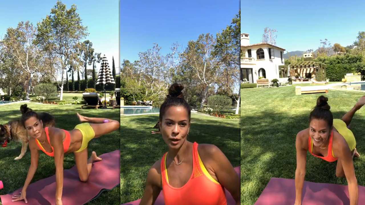 Brooke Burke's Instagram Live Stream from May 1st 2020.