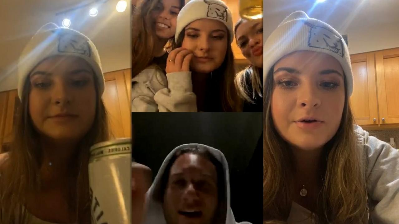 Brooke Hyland's Instagram Live Stream from May 9th 2020.