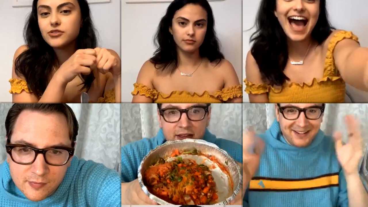 Camila Mendes Instagram Live Stream from May 11th 2020.