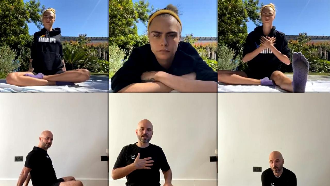 Cara Delevingne's Instagram Live Stream from May 25th 2020.