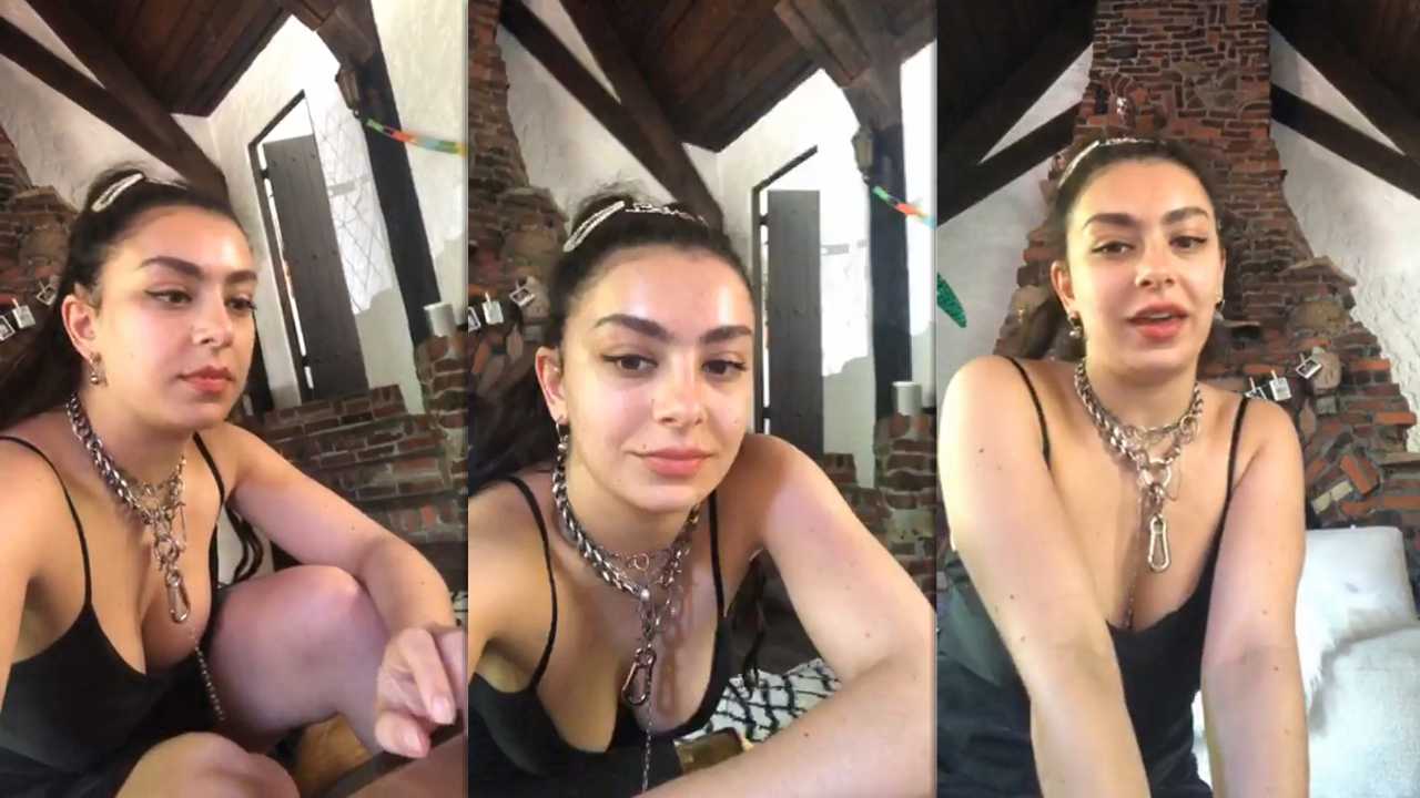 Charli XCX's Instagram Live Stream from May 5th 2020.