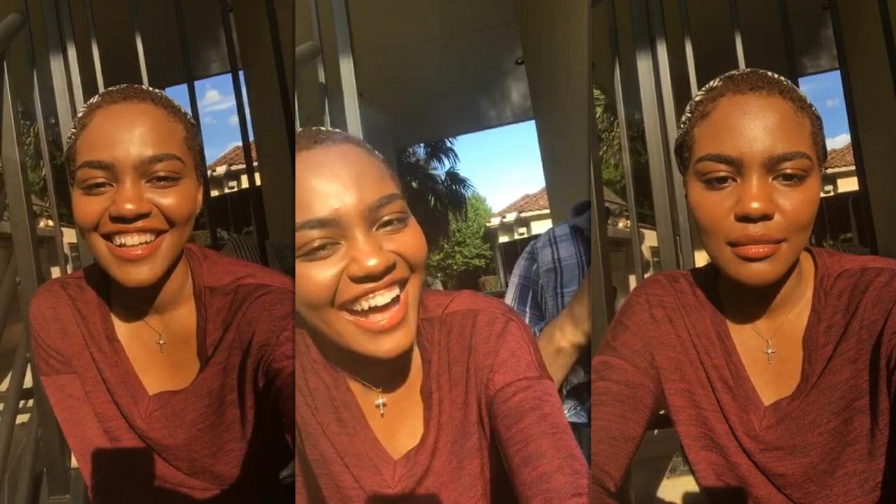 China Anne McClain's Instagram Live Stream from May 17th 2020.