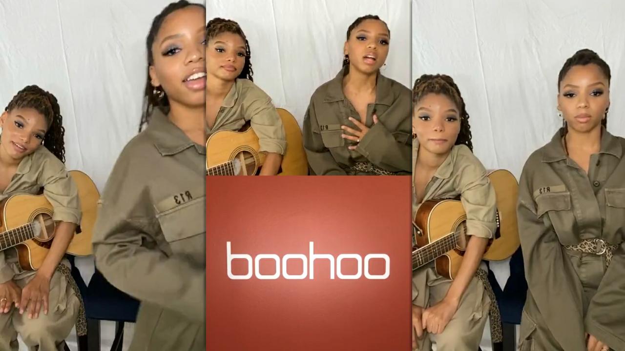 Chloe x Halle's Instagram Live Stream from May 22th 2020.