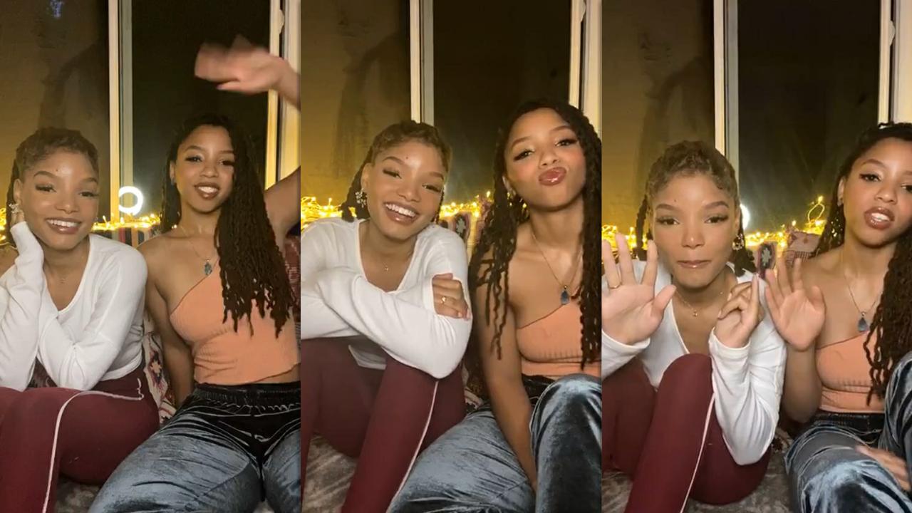 Chloe x Halle's Instagram Live Stream from May 7th 2020.