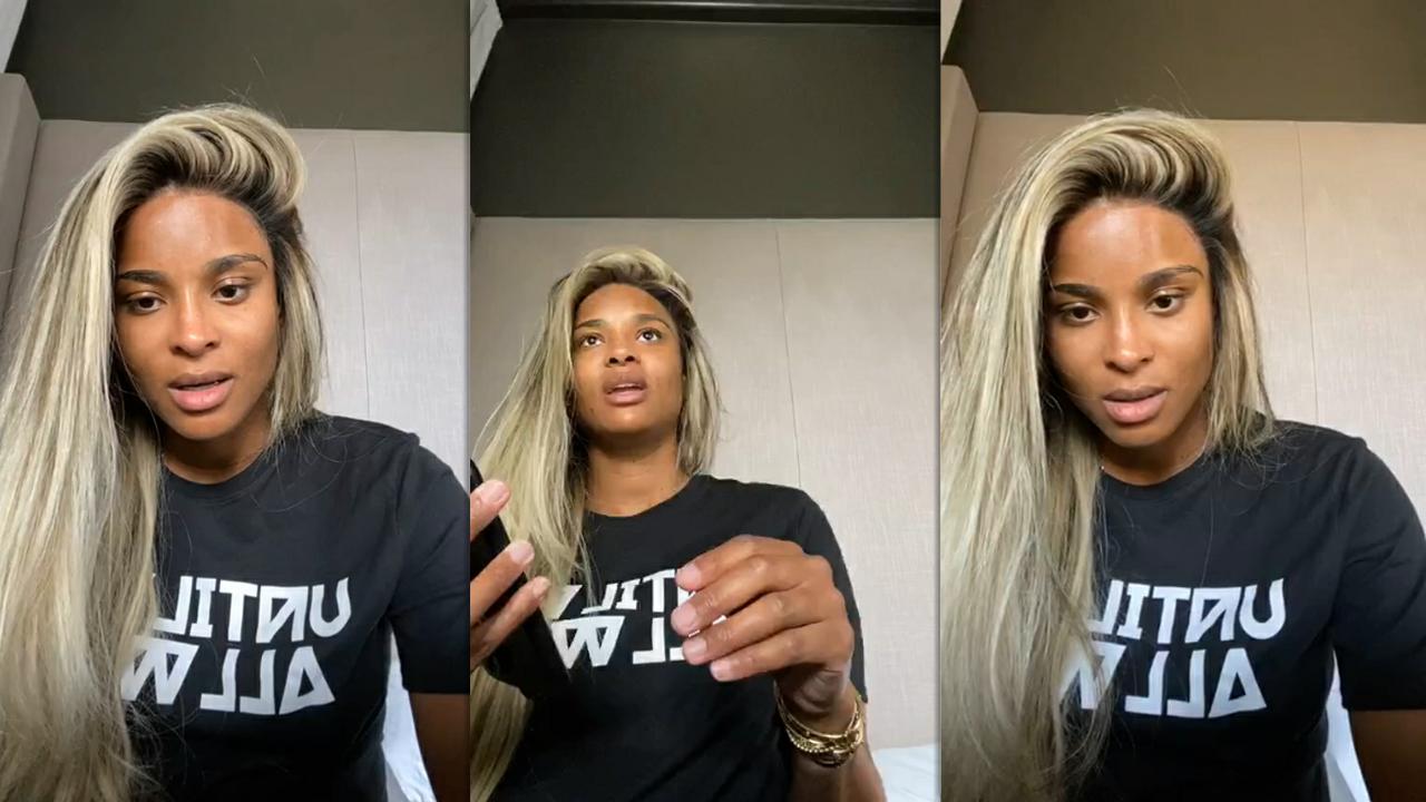 Ciara's Instagram Live Stream from May 27th 2020.