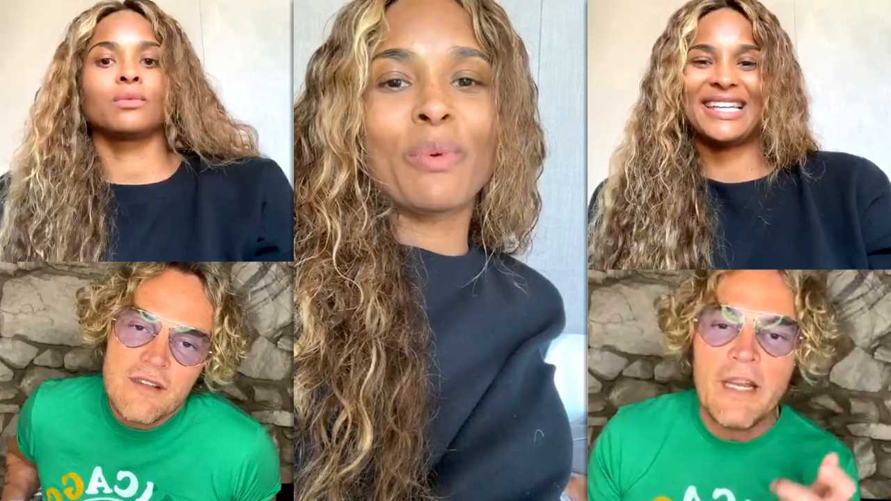 Ciara's Instagram Live Stream from May 4th 2020.