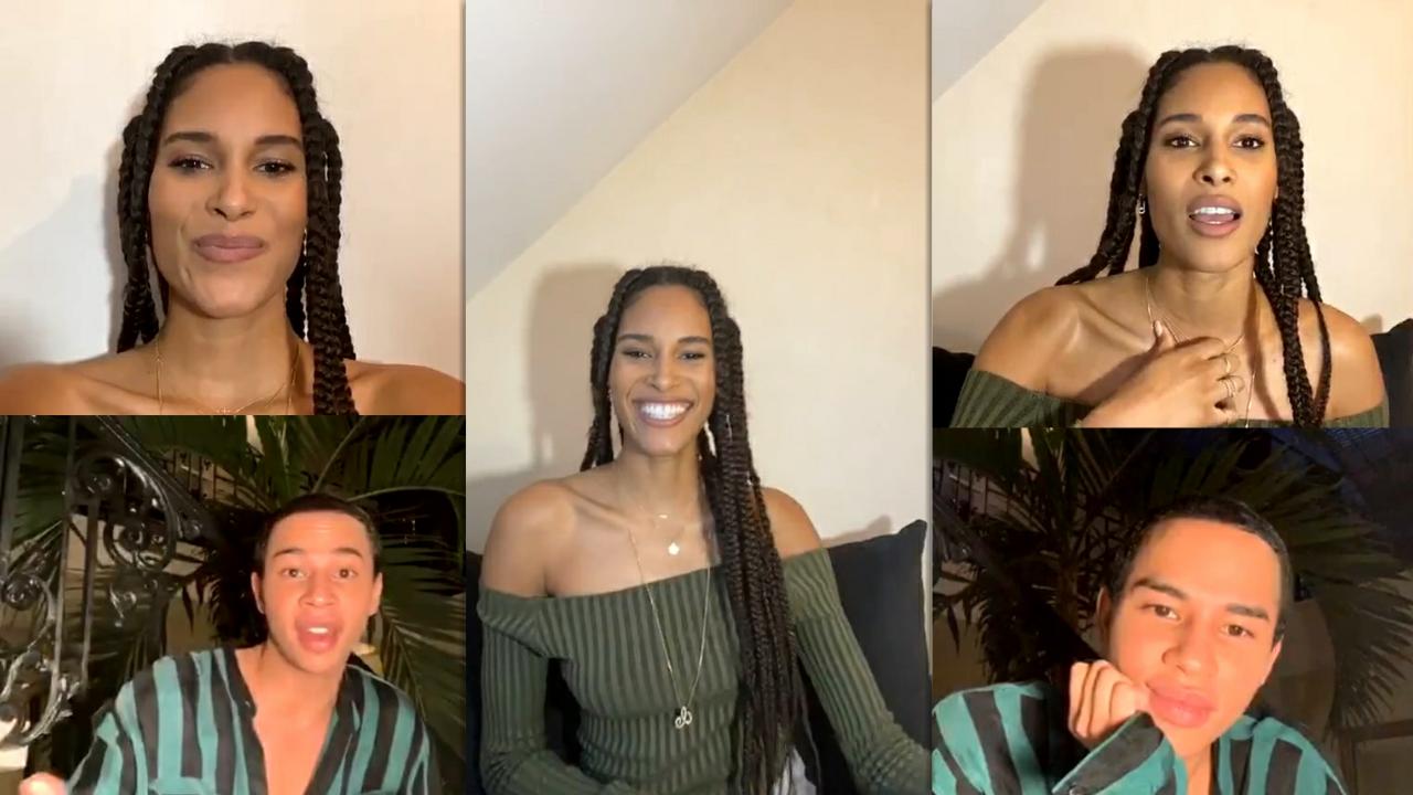 Cindy Bruna's Instagram Live Stream from May 6th 2020.