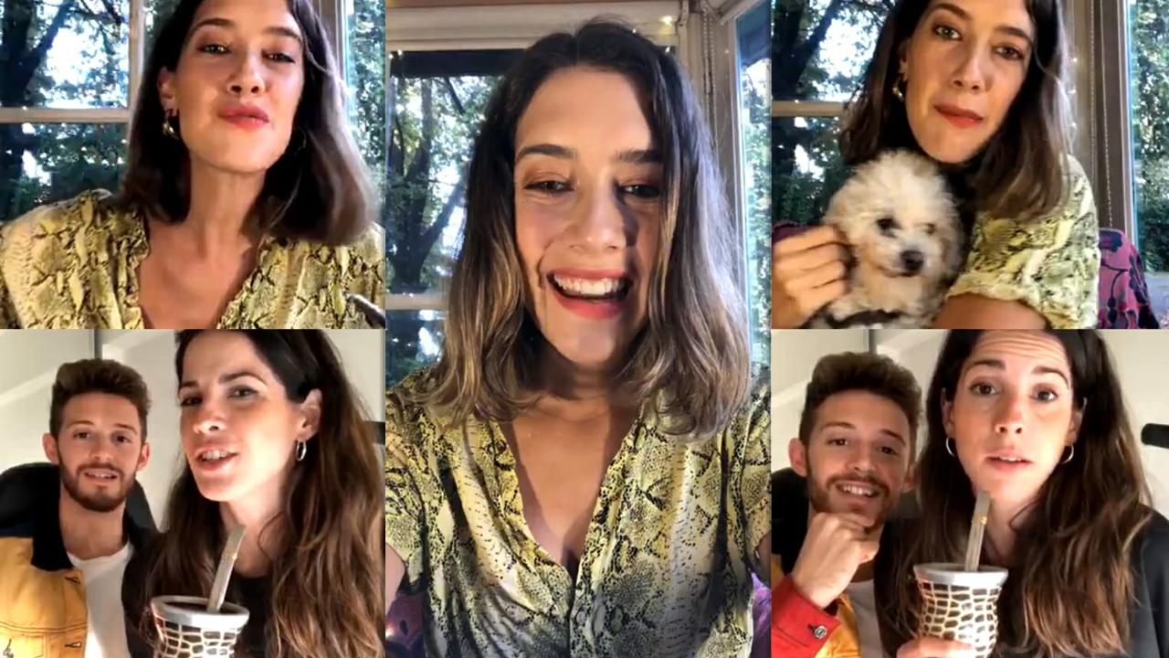 Clara Alonso's Instagram Live Stream with Cande Molfese from May 23th 2020.