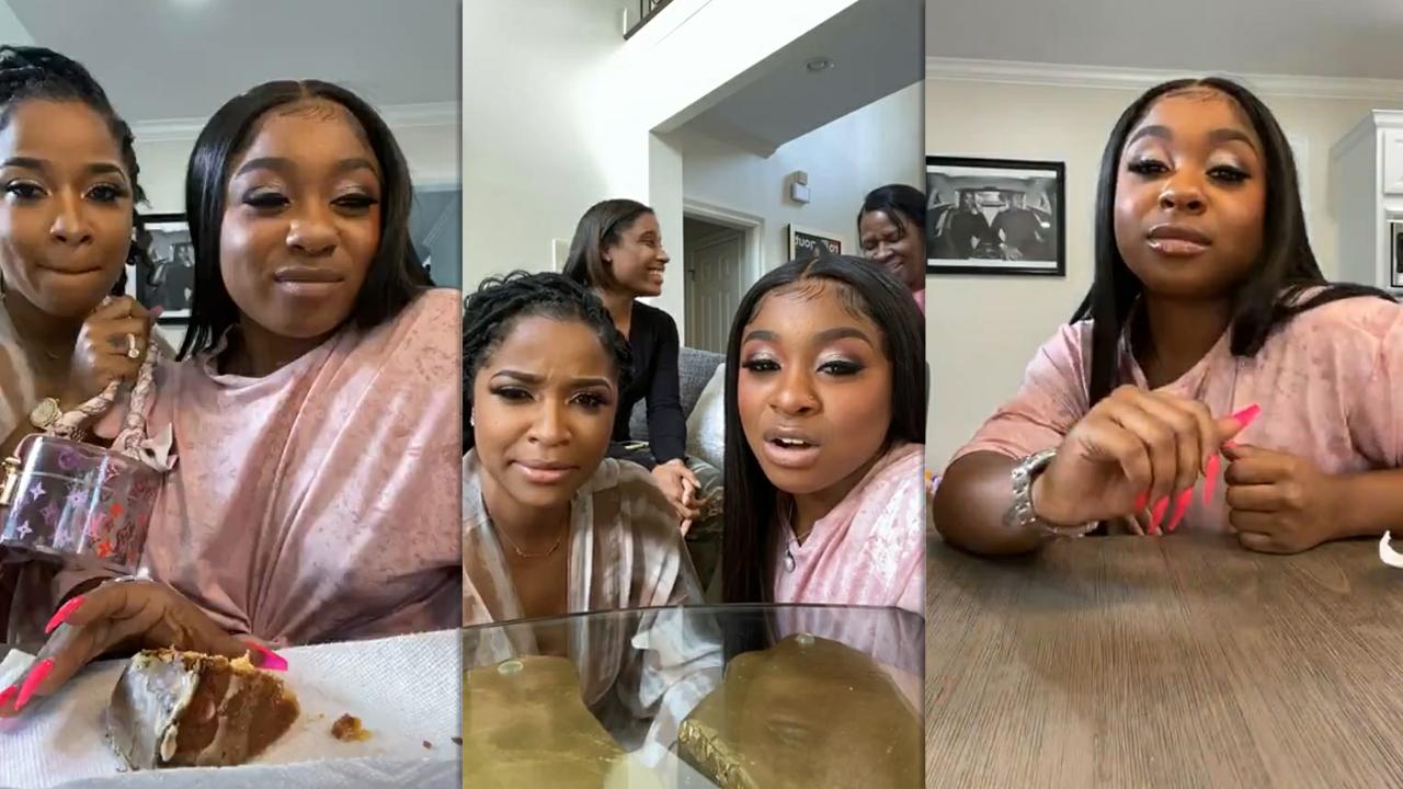 Reginae Carter's Instagram Live Stream May 9th 2020.