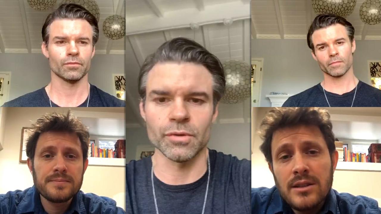Daniel Gillies Instagram Live Stream from May 21th 2020.