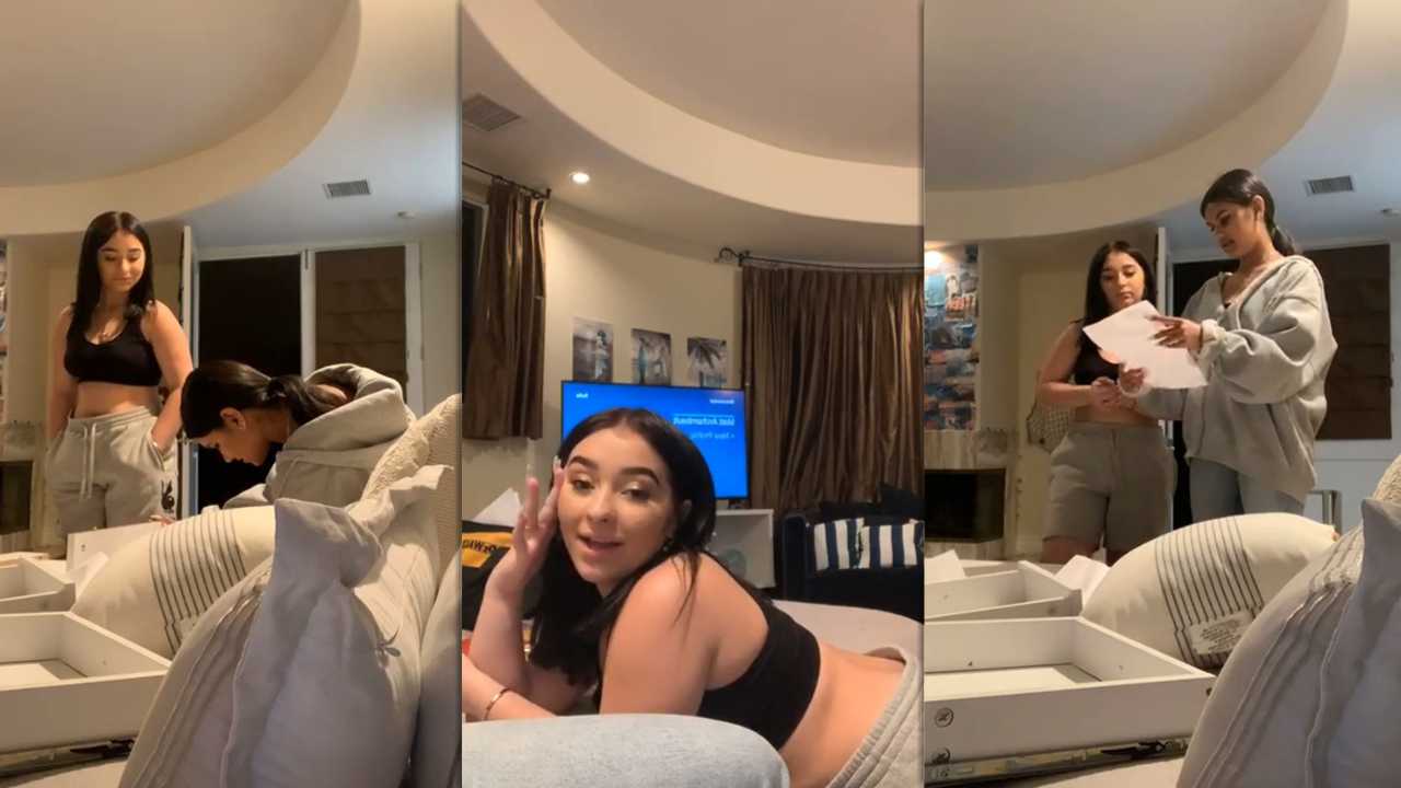 Danielle Cohn's Instagram Live Stream from May 4th 2020.