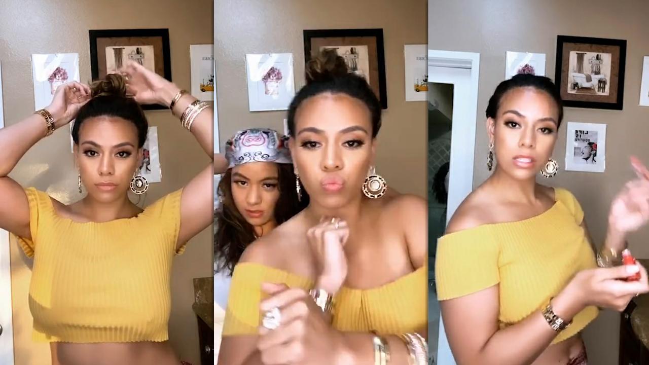 Dinah Jane's Instagram Live Stream from May 8th 2020.
