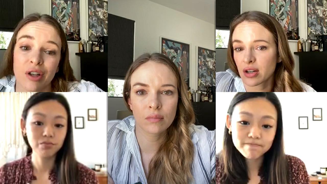 Danielle Panabaker's Instagram Live Stream from May 5th 2020.