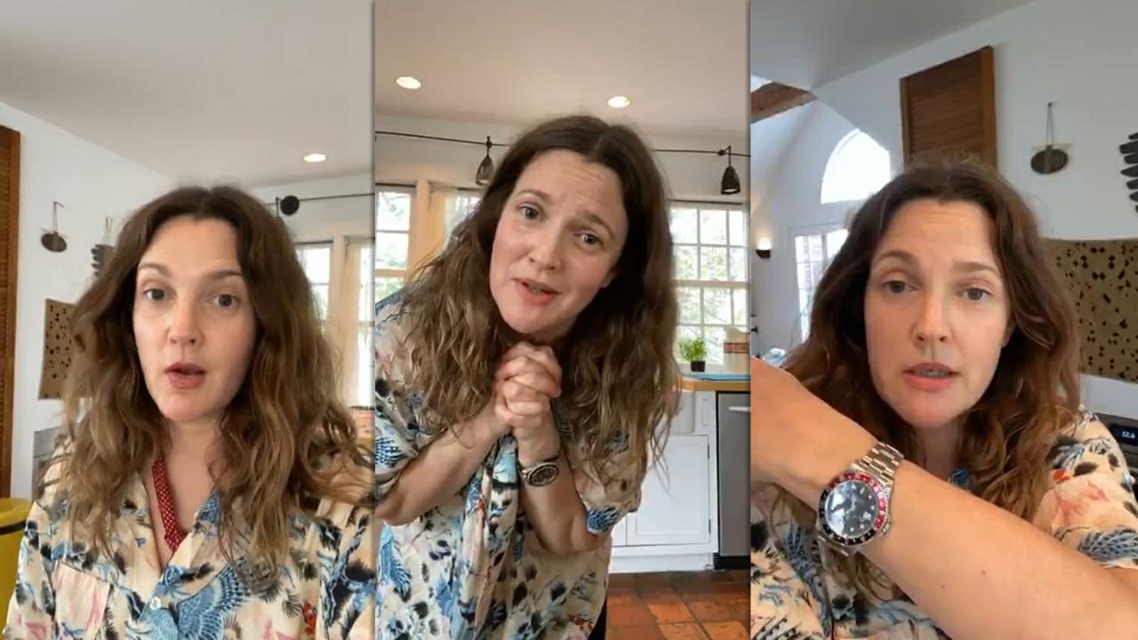 Drew Barrymore's Instagram Live Stream from May 19th 2020.