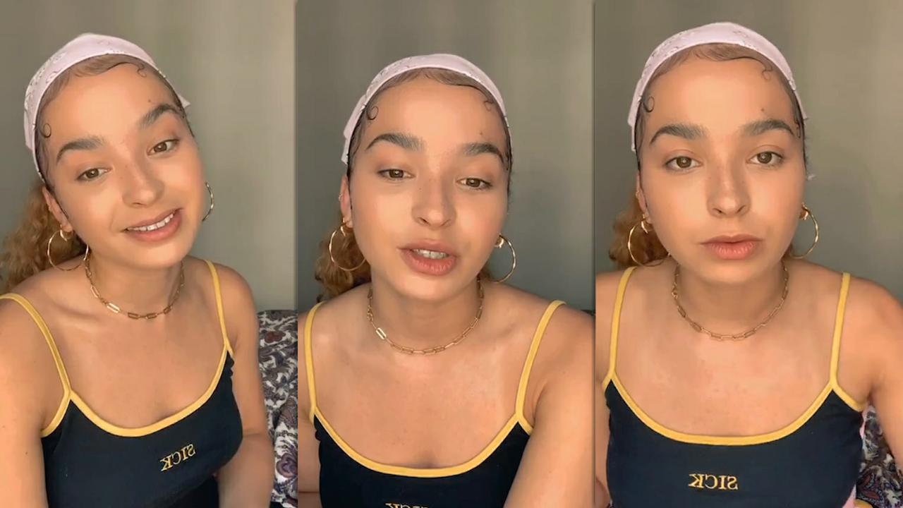 Ella Eyre's Instagram Live Stream from May 27th 2020.