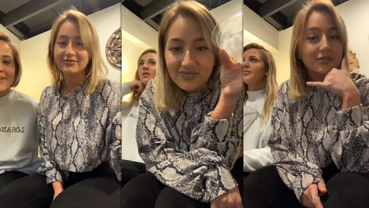 Emma Occhiuzzo's Instagram Live Stream from May 12th 2020.