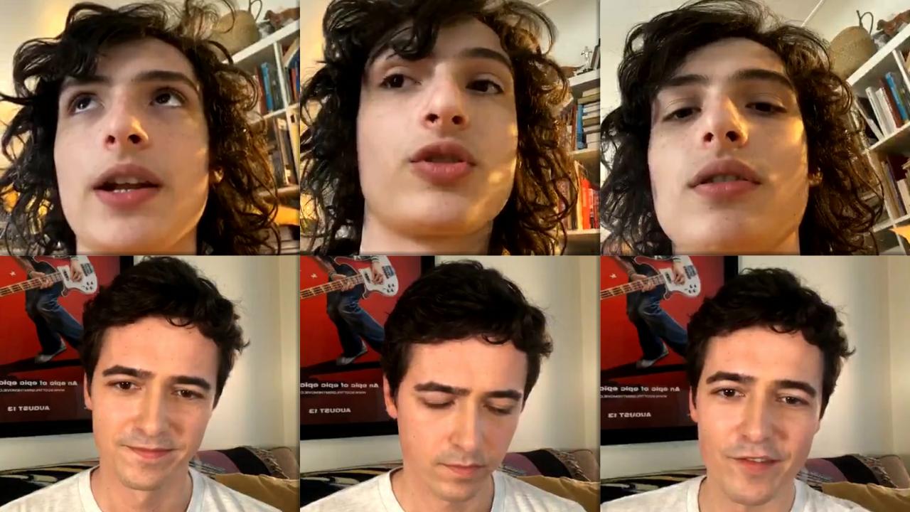 Finn Wolfhard's Instagram Live Stream from May 12th 2020.