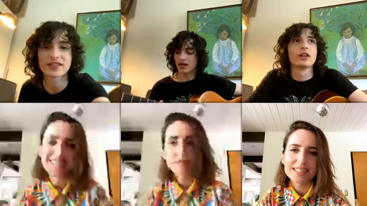 Finn Wolfhard's Instagram Live Stream from May 8th 2020.