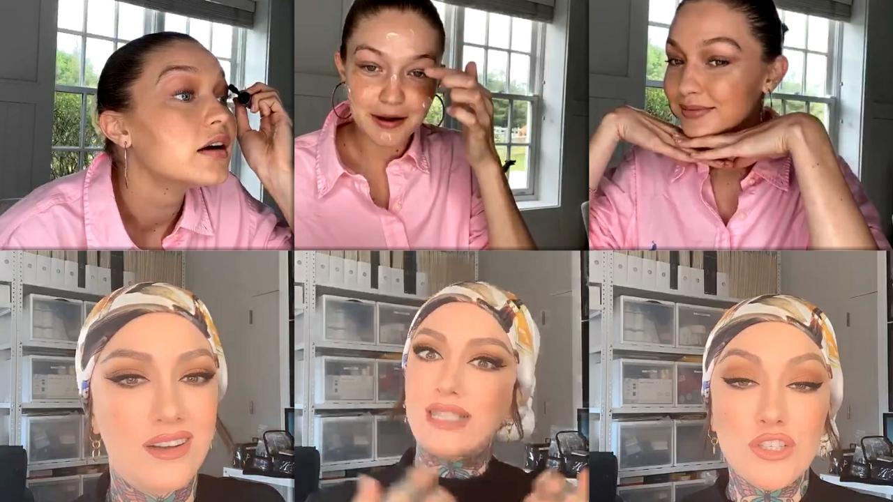 Gigi Hadid's Instagram Live Stream with from May 20th 2020.