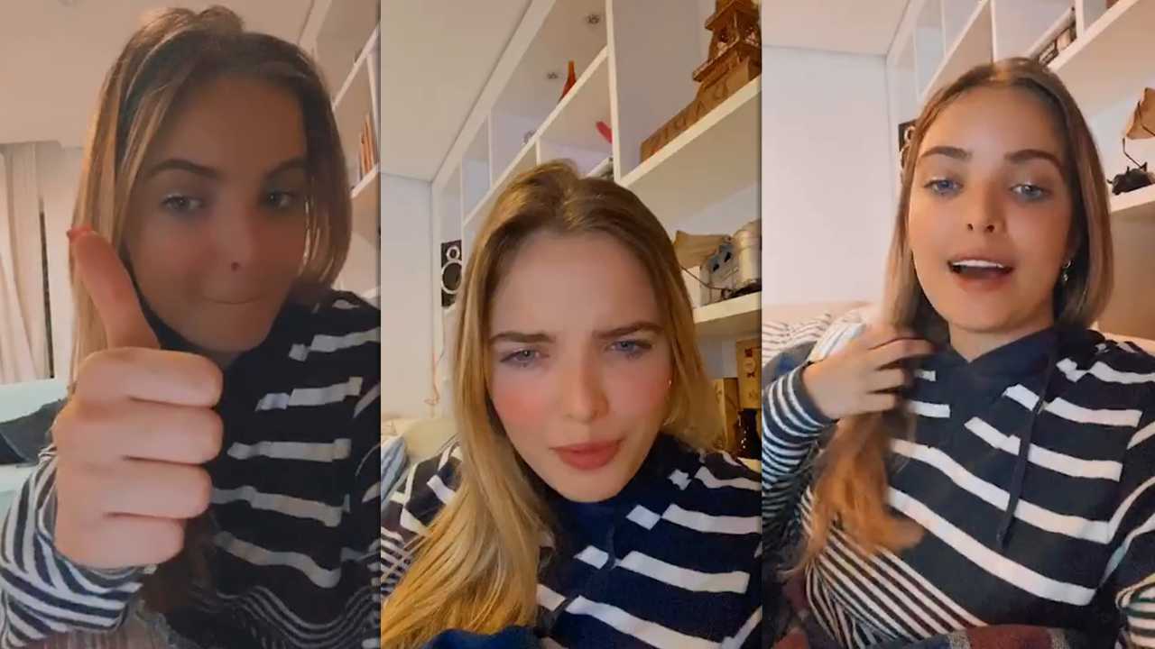 Giovanna Chaves Instagram Live Stream from May 1st 2020.