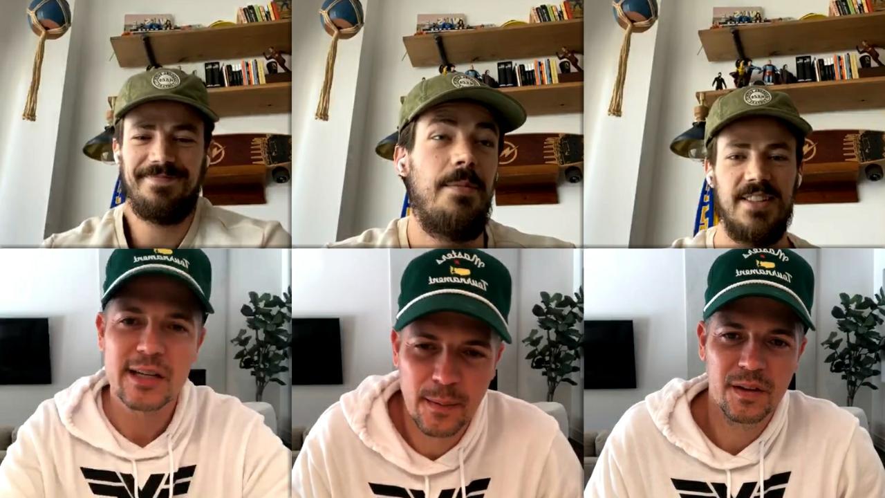 Grant Gustin's Instagram Live Stream from May 13th 2020.