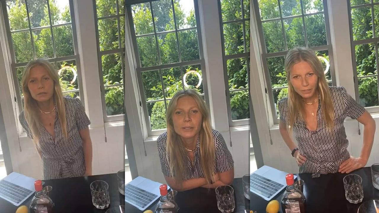 Gwyneth Paltrow's Instagram Live Stream from May 9th 2020.