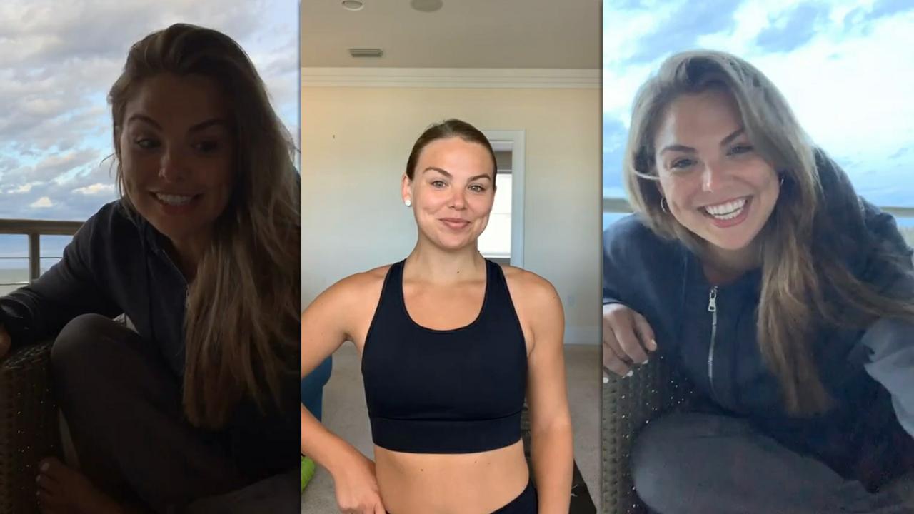 Hannah Brown's Instagram Live Stream from May 8th 2020.