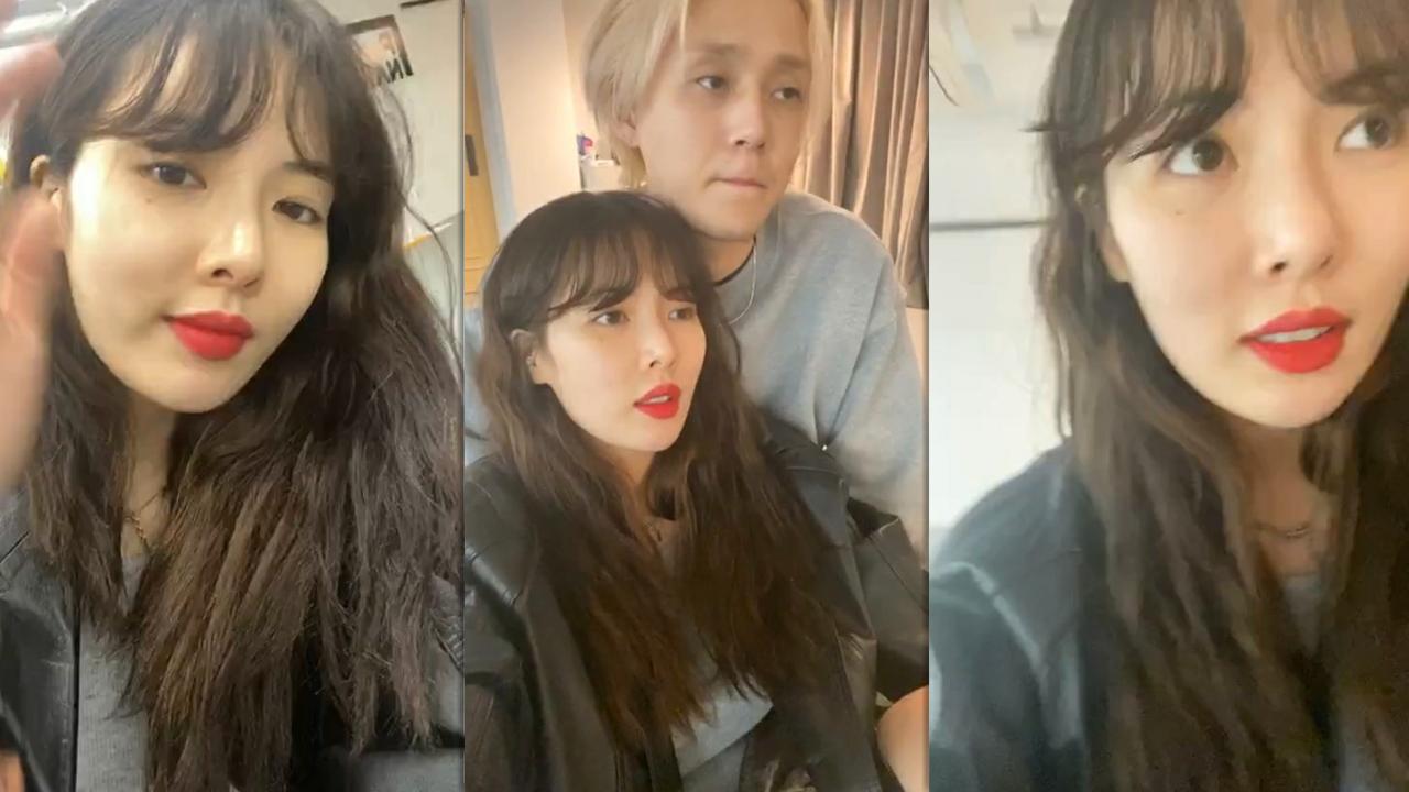 HyunA ( 현아 )'s Instagram Live Stream from May 15th 2020.