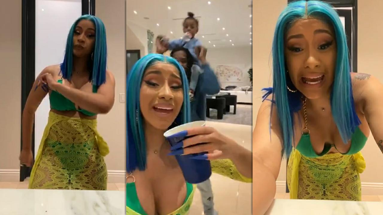 Cardi B's Instagram Live Stream from May 22th 2020.