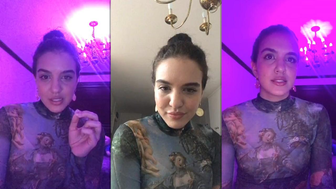 Lilimar Hernandez's Instagram Live Stream from May 27th 2020.